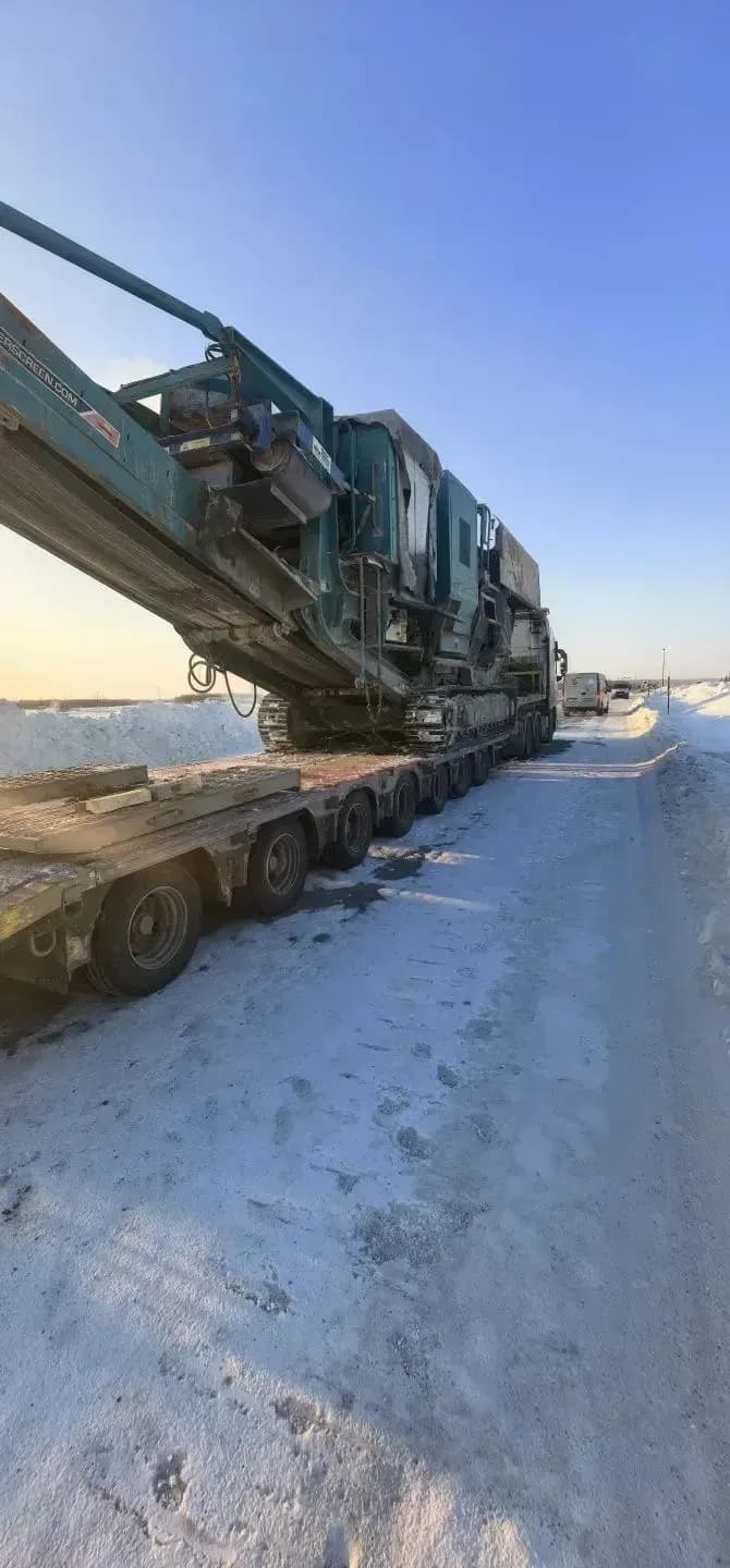 Дробление гранита на Крайнем Севере