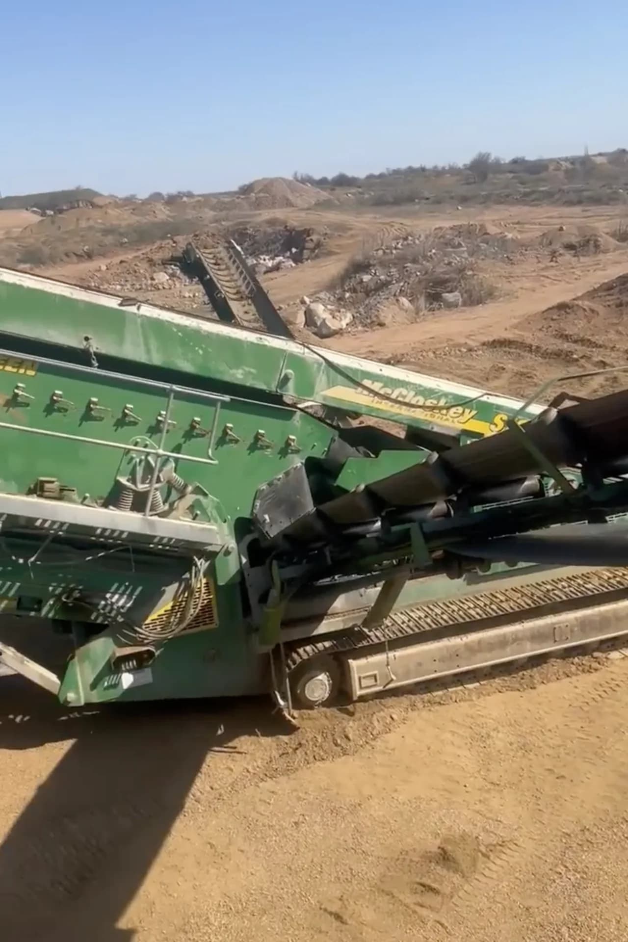 Грохот McCloskey S190 на грохочении ПГС, ДНР